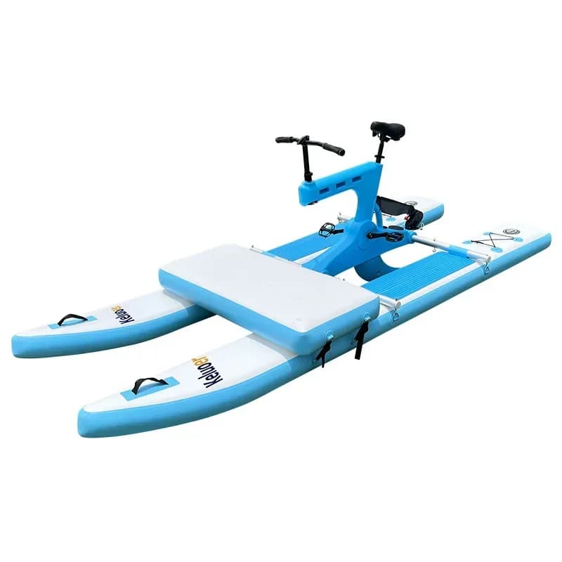 Water bicycle single pedal inflatable kayak amusement park portable water pedal boat