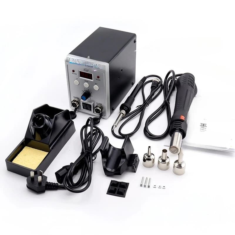 Mobile phone dedicated digital display hot air gun, complete set of soldering station removal 2