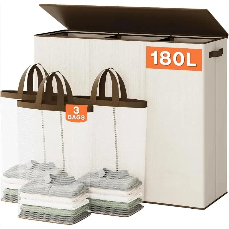 0L Section,Hamper,Lid,Large Basket Organizer Room,Hampers Laundry