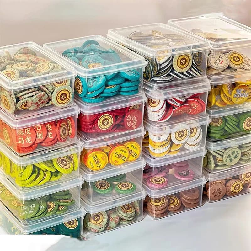 Choice Export Puer Small Tea Cake Portion Box Customize Yunnan Origin Pu'er Ripe/Raw Material 5g/pcs Various Types Combinations