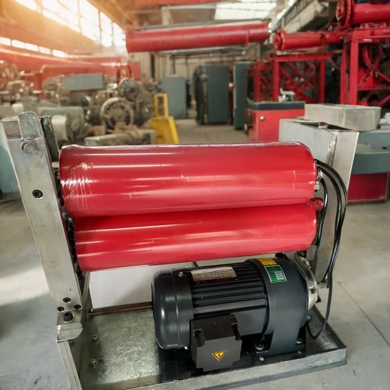 Feeding Pressing Tractor Roller Machine Galvanized Steel Wheel Bearing Housing Bracket Coated Heating Bronzing