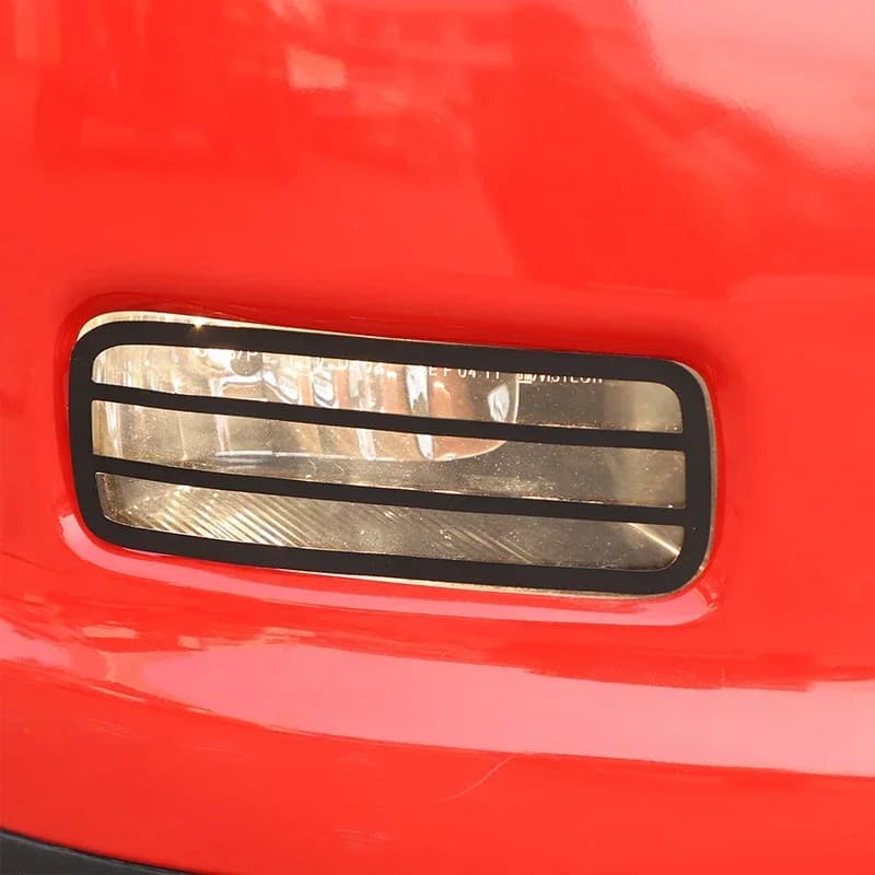 For Chevrolet Corvette C6 2005-13 Aluminum Black Car Front Rear Fog Lamp rear lights Protective Mesh Cover Trim Car Accessories