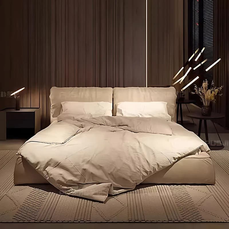 Partitions Office Bed Bedroom Space Saving Wooden Beauty Bed Reception Universal Minimalist Postmodern Muebles Unique Furniture