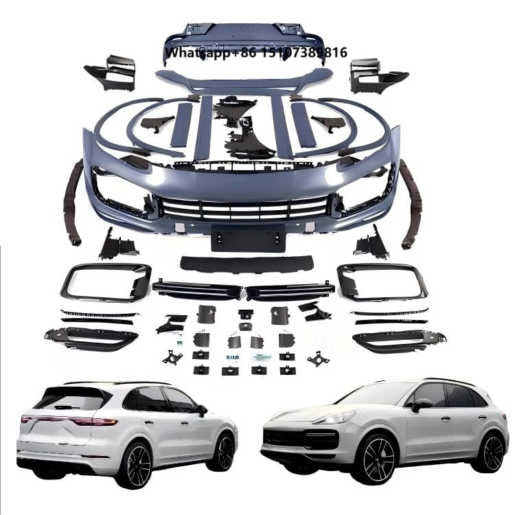 New Coupe 9Y0.1 9YB Upgrade Turbo Style Bolt-On Body Kit Front/Rear Bumper Daytime Running Lights for 2018-2023