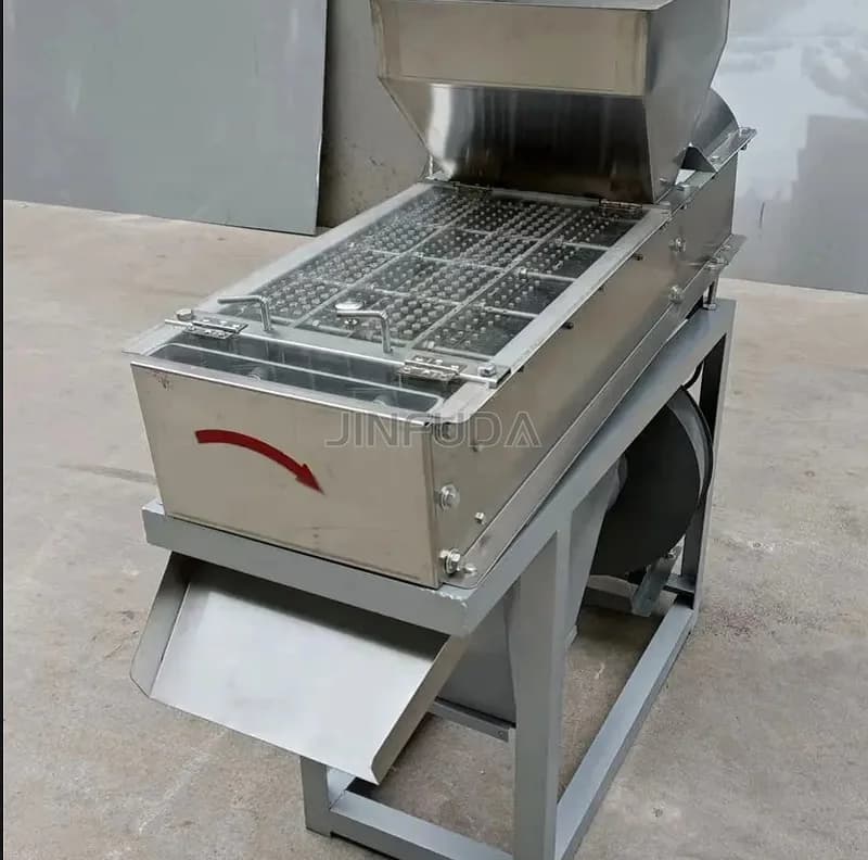 Dry Chestnut Groundnut Hazelnut Bean  Removing Peanut Peeler Peeling Machine