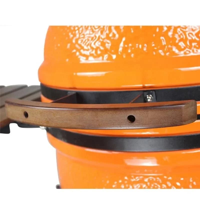 21-inch Orange BBQ Grill New Style Rotisserie Ceramic Barbecue for Sale Charcoal Grill