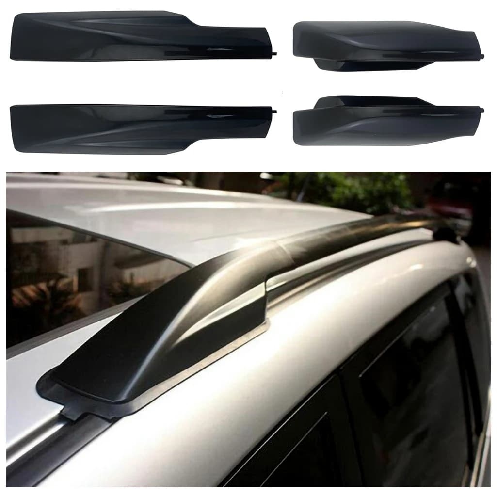 For Toyota Rav4 rav 4 2006 2007 2008 2009 2012 New Replace ABS Black Roof Rack Bar Rail End Shell Cover Car Accessories