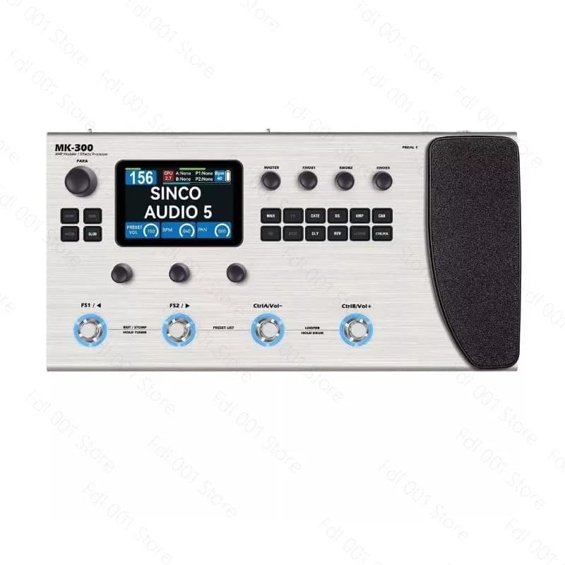 For M-VAVE Electric Guitar Bass Multifunctional Comprehensive Effect, Drum Machine Phrase Loop IR Effect MK-300