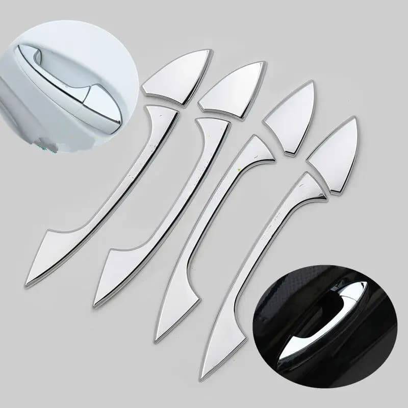 FUNDUOO For Mercedes Benz E200 E300 2012 2013 2014 2015 Car Door Handle Cover Trim Overlays Stickers