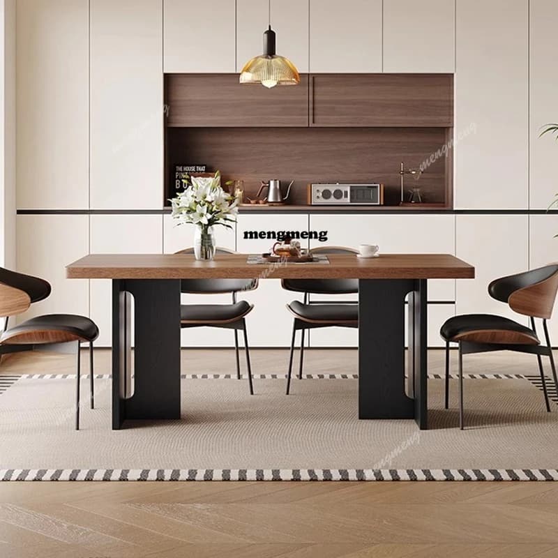 White Rectangle Dining Table Vintage Home Waterproof Luxury Dining Table Kitchen Mesa De Centro De Sala Living Room Furniture