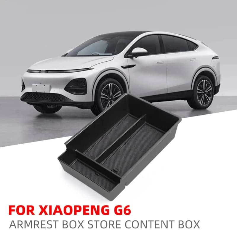 Car Central Console Armrest Box Storage Holder Interior Products High Capacity Accesorios Para Auto for Xiaopeng G6 B2V1