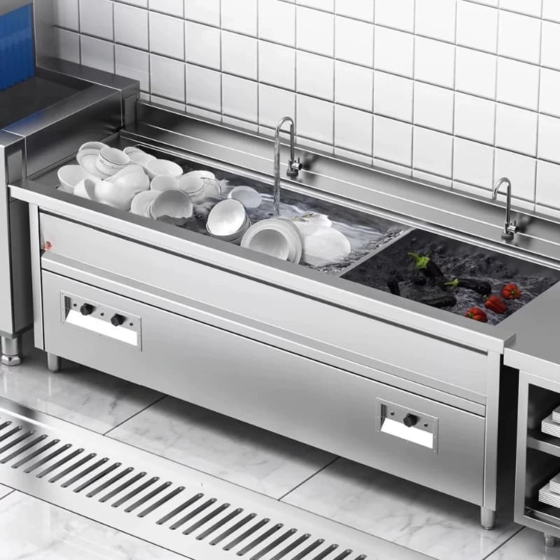 Ultrasonic dishwasher, commercial small automatic large vegetable washer and shrimp washer