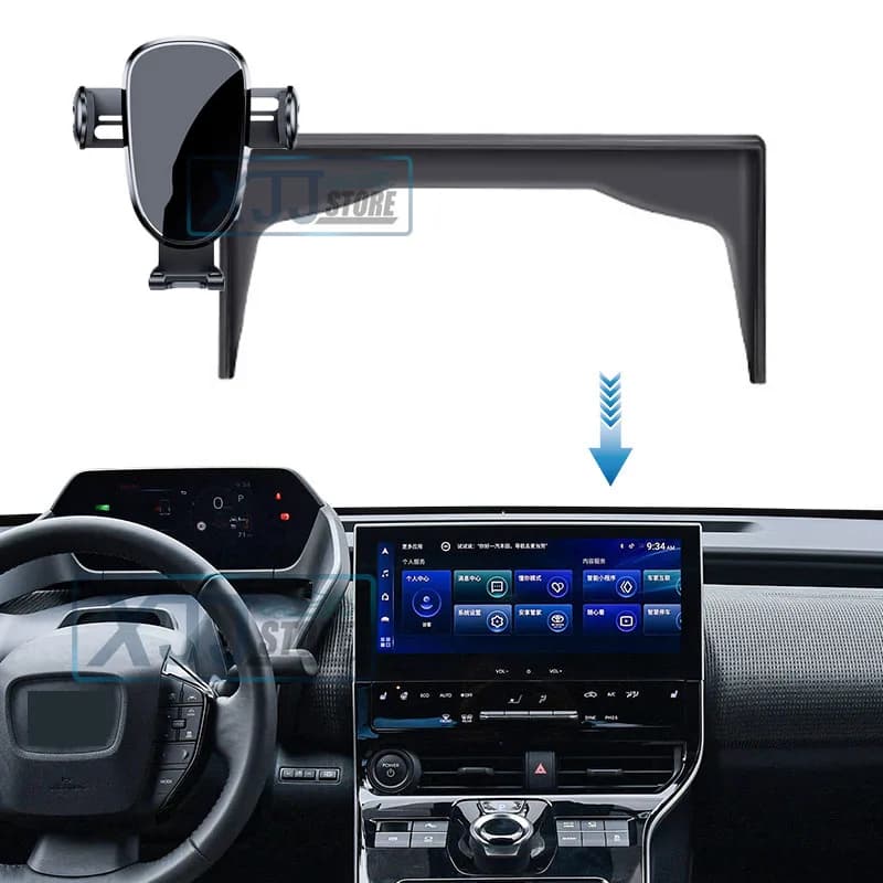 For Toyota BZ4X 2022 2023 2024 Phone Holder Car Magnetic MagSafe Wireless Charging GPS Support Mobile Phone Mount Screen Base
