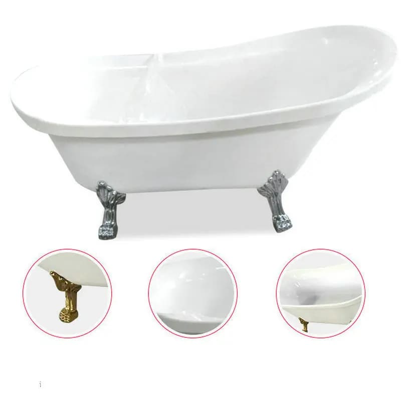 Household single bathtub acrylic princess bathtub, European classical bathtub