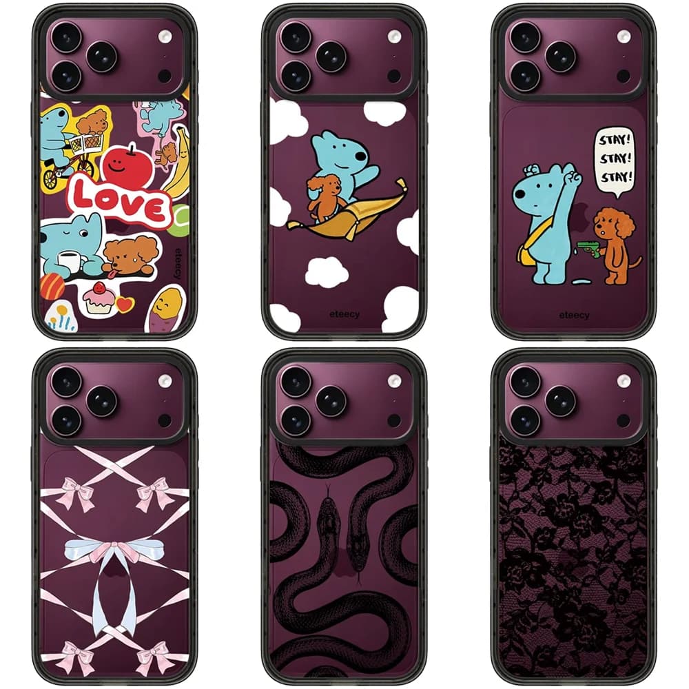 6091632 Impact Black Border Magnetic Case: Compatible with IPhone 18 17 16 15 14 13 Pro Max 17 Air