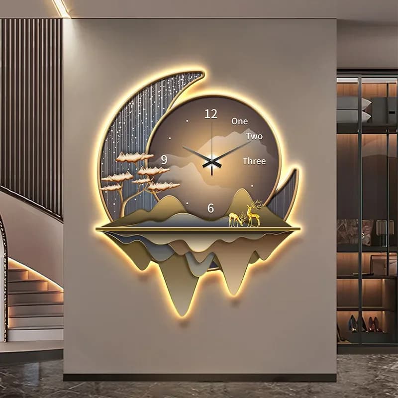 Fashion Xenomorph Wall Clocks Design Cartoon Creative Aesthetic Wall Watch Modern Interior Relogio De Parede Home Decoration
