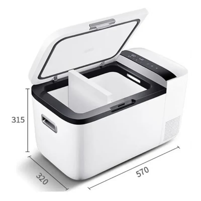 Car refrigerator Car home dual-purpose refrigerator Tooth temperature control Outdoor refrigerator Built-in battery