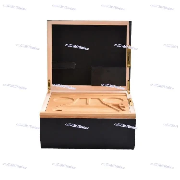 Bamboo and Wood Grinder Storage Box Removable Wooden Storage Box