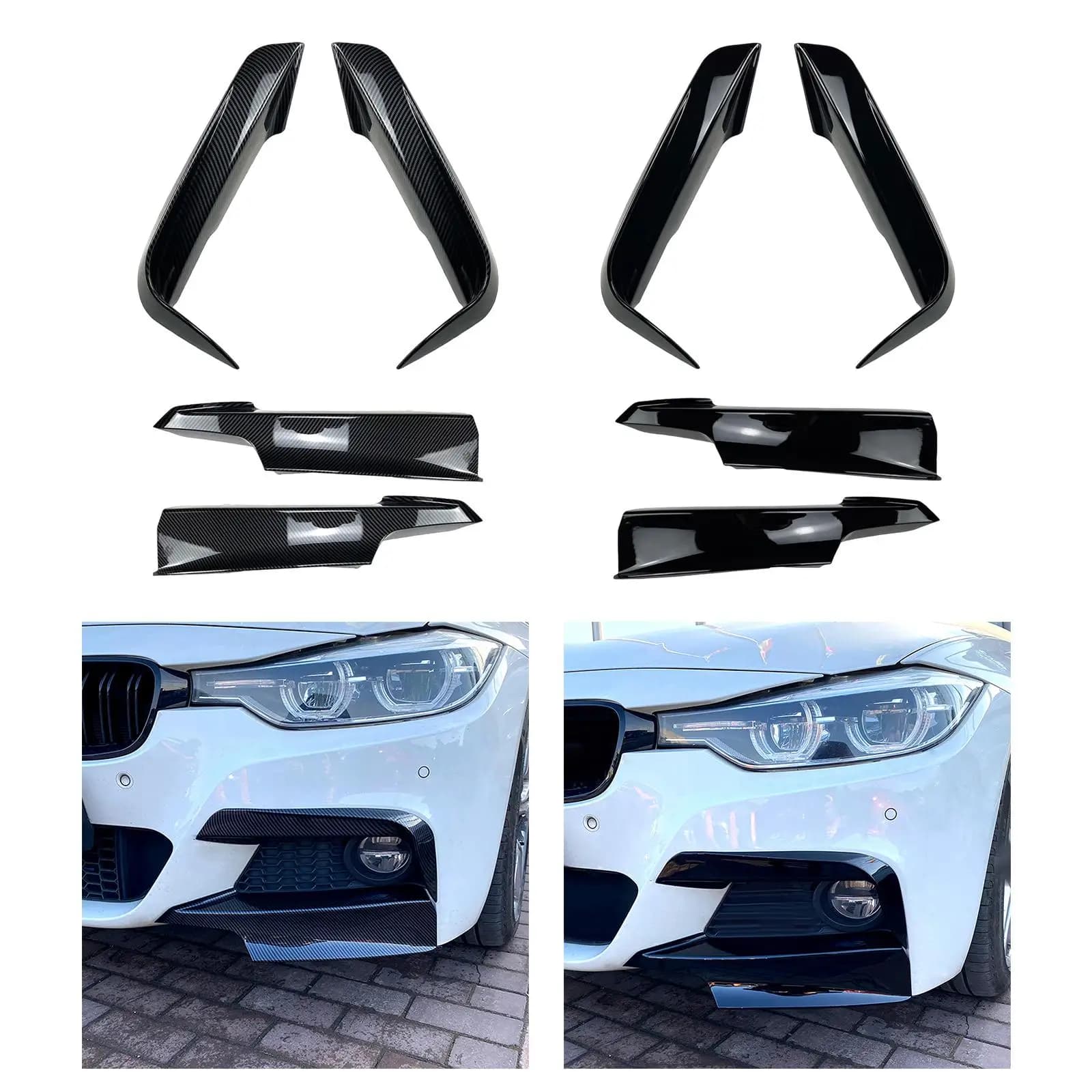 High Reliability Front Bumper Lip Replacement Gloss Surface Finish for 3 Series F30 F31 M Pack 2013-2019