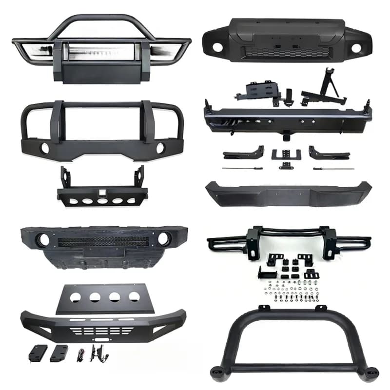 High Quality 4x4 Aluminum Steel Front Rear Bumper For Jimny Offroad Upgrade