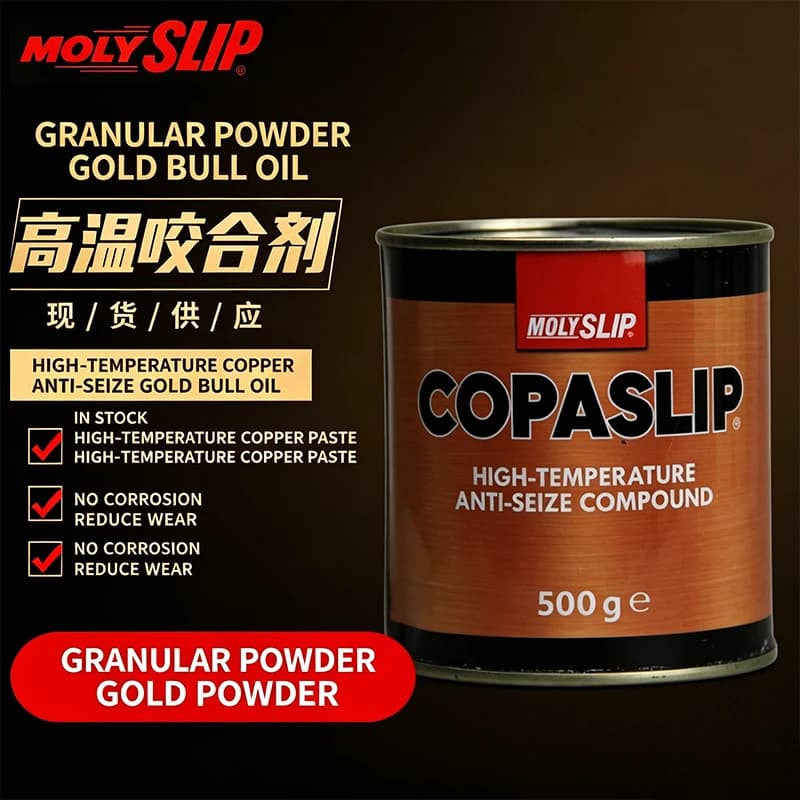 MOLYSLIP COPASLIP High Temperature Copper Grease Anti Seize Hi-Temp Assembly Compound 500g