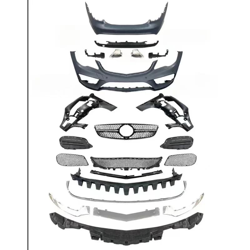 Hot selling Car Body Kit for E Class Coupe W207 E200 E260 2010-2013 to 2014-2017 Facelift With Front Rear Bumper Grille Lamps
