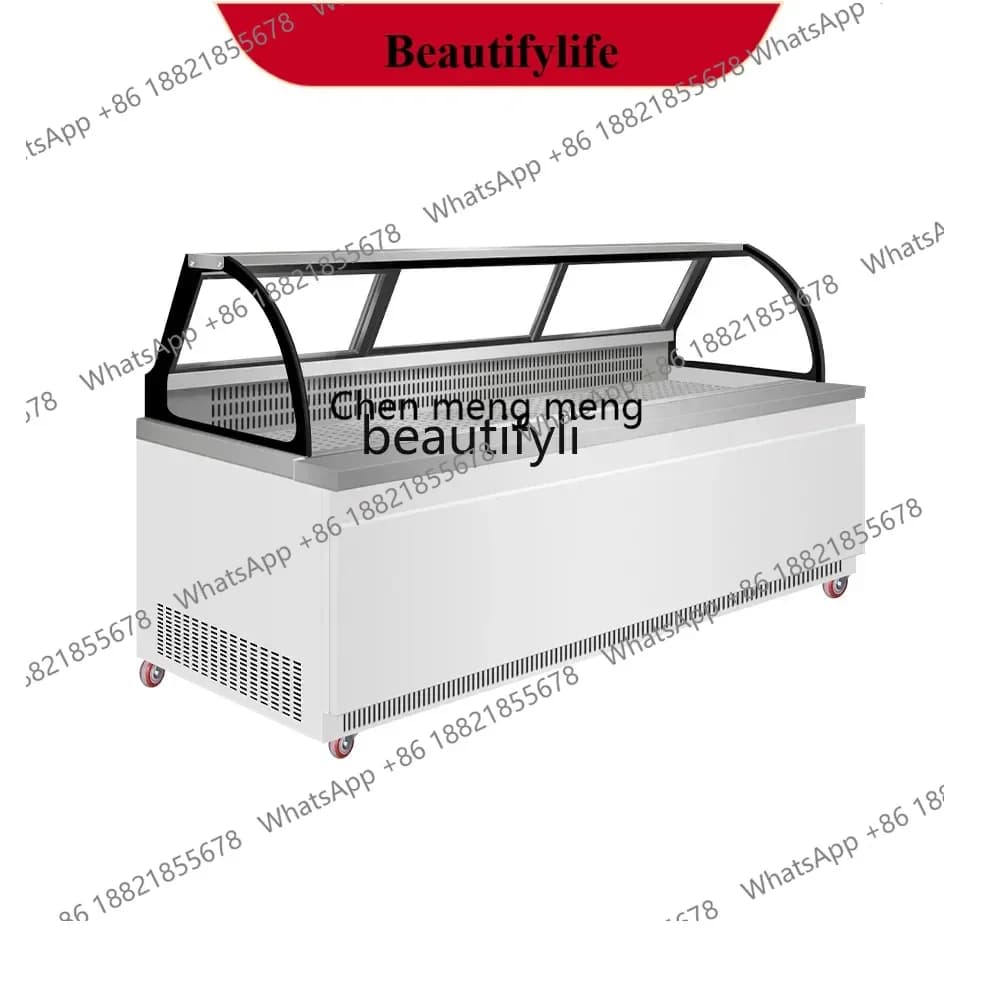X  ss 8617  Luwei distilled cooked food cabinet ordering cabinet refrigerated arc display cabinet