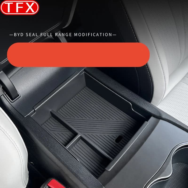 For BYD Seal 05 DMI 2024 2025 Car Styling Armrest Box Storage Box Interior Organizer Center Console Storage Box Auto Accessories