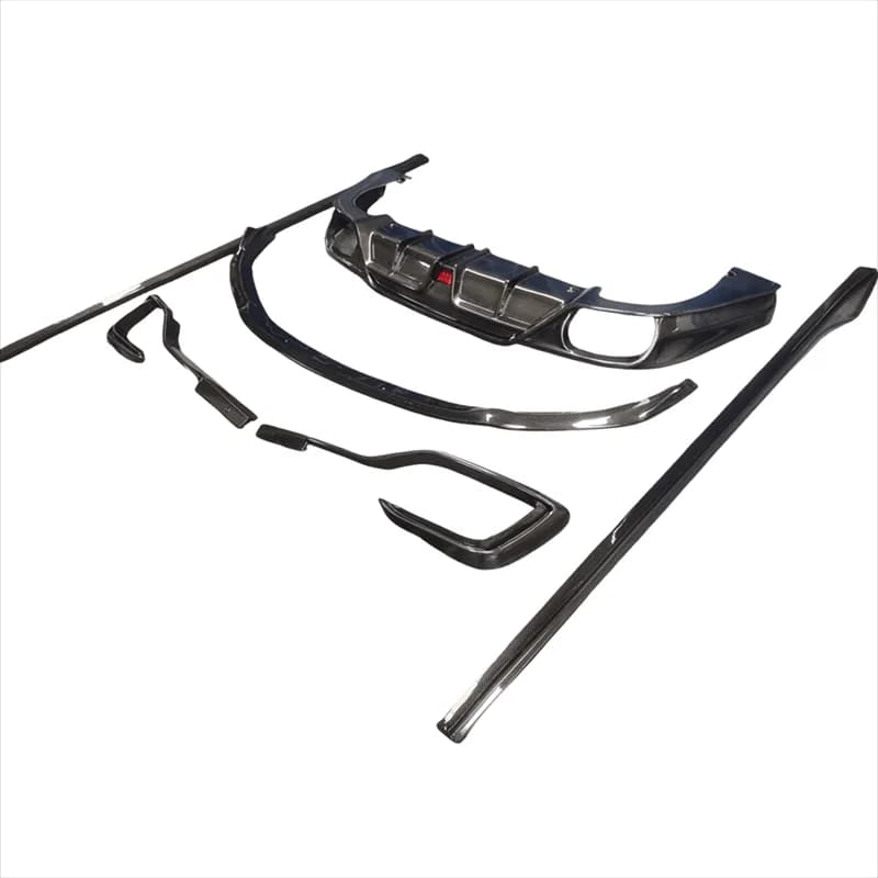 GHIBLI CM Carbon Fiber Body Kit Carbon Fiber Front Lip Diffuser Side Skirt Spoiler Separator 2014-2016