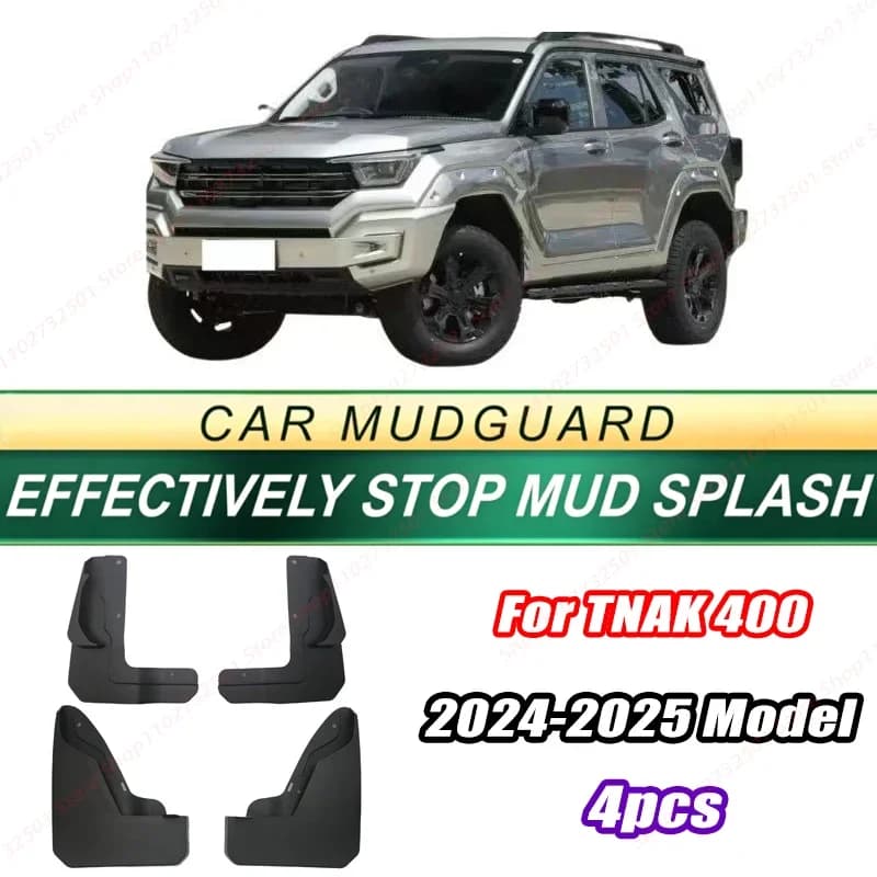 For TNAK 400 2024-2025 Model 4PCS Front Rear Mud Flaps Splash Guards Fender Mudguards Auto Accessories