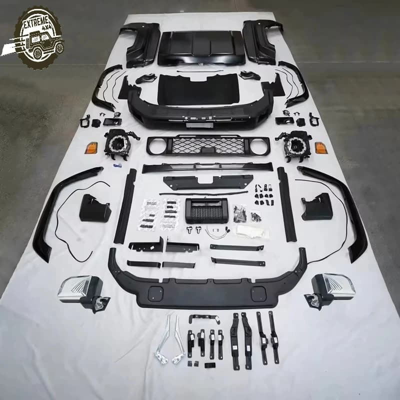 Maictop 1:1 Upgrade Kit Front Bumper Body Kits for Land Cruiser LC79 LC78 LC76 Upgrade to New Model 2024 LC71
