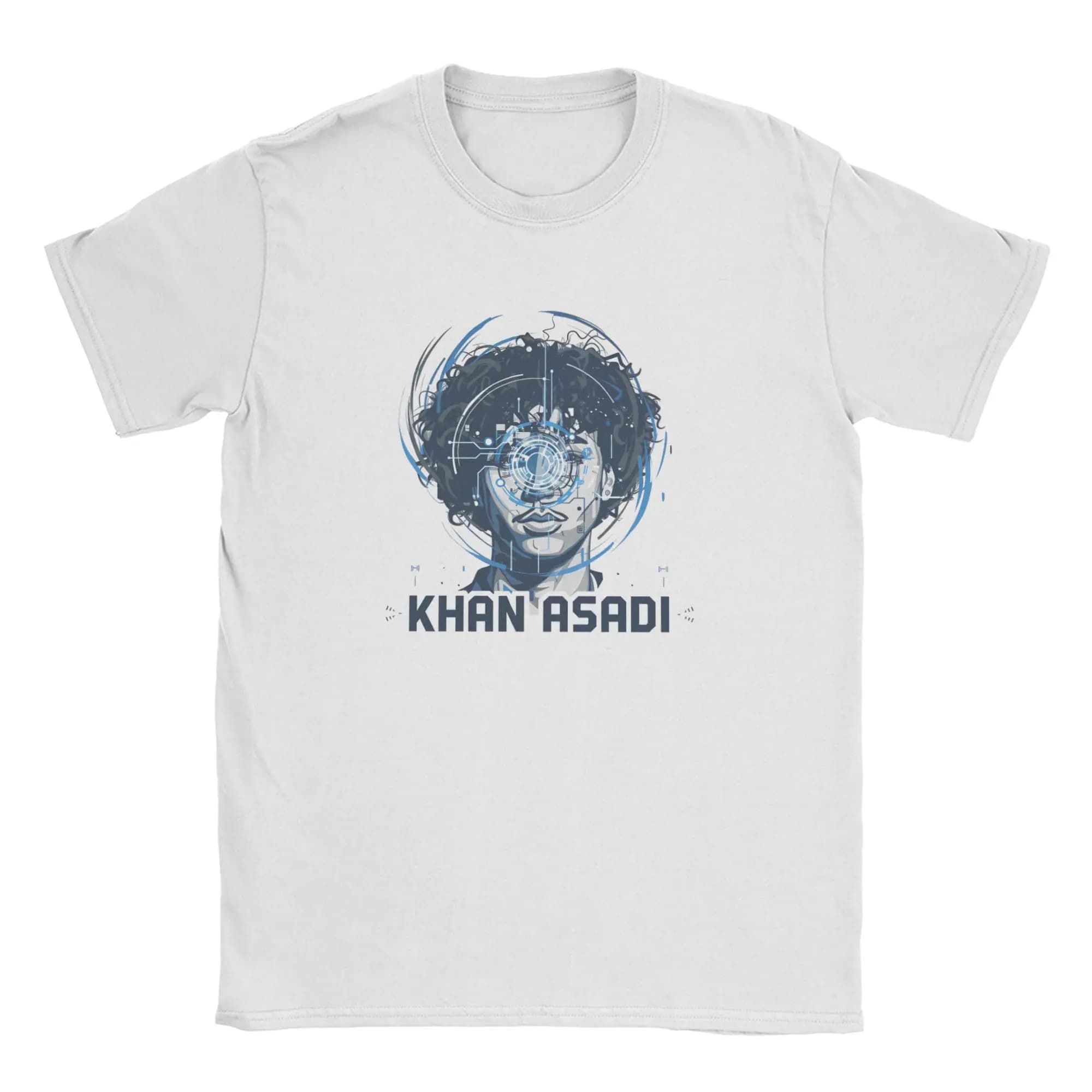 Men's khan asadi  T Shirt  100% Cotton Tops Funny Short Sleeve Crew Neck Tee Shirt Adult T-Shirts