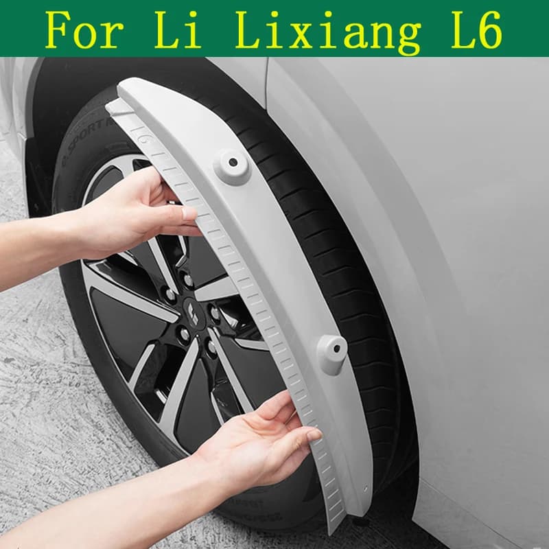 For Li Lixiang L6 2023 2024  Car Wheel Mud Flaps Splash Guards MudFlaps Front Rear Fender TPE Mudguards Protector