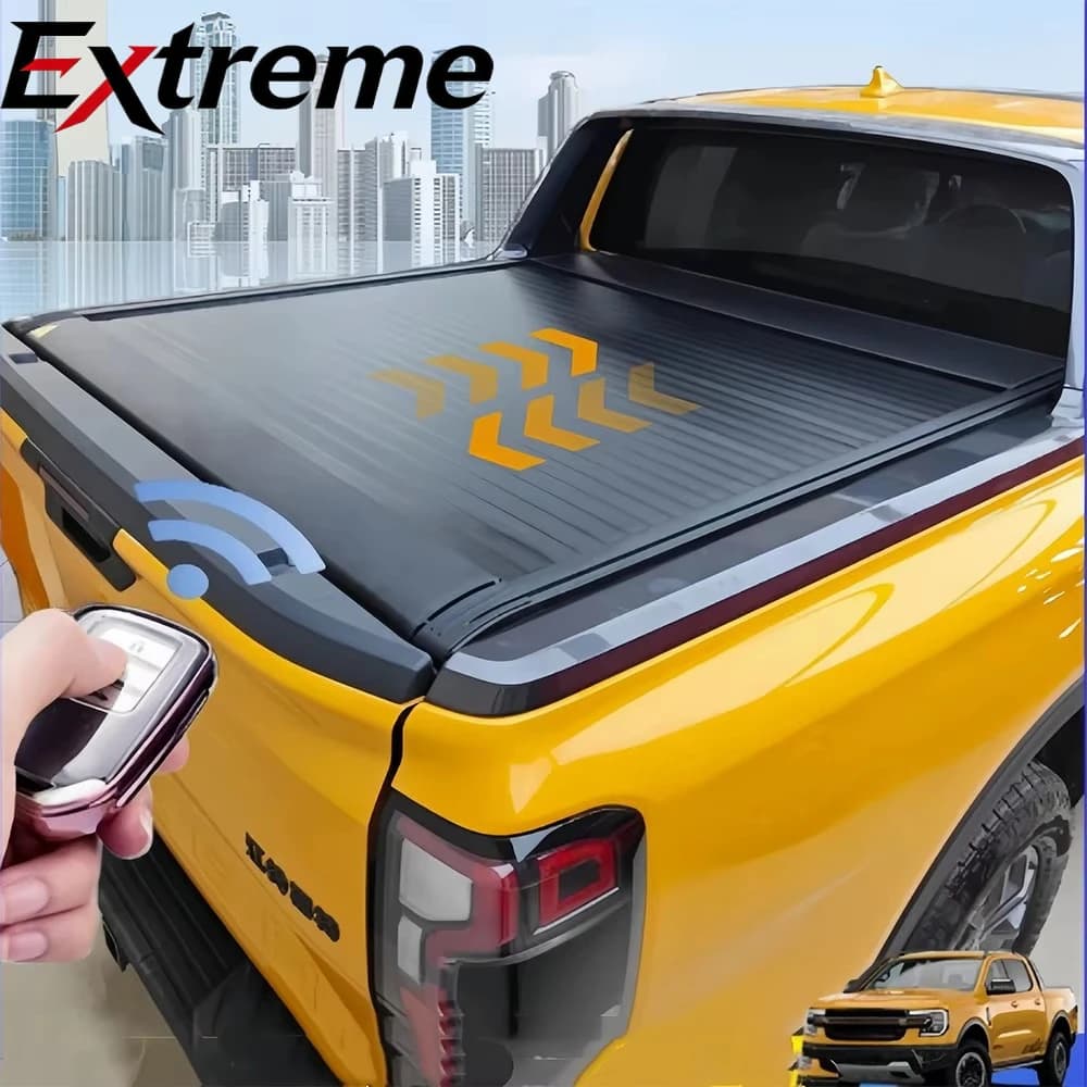 Pickup Truck Bed Cover Aluminum Roller Shutter Electric Roll Lid Cover Tonneau Cover for TOYATA