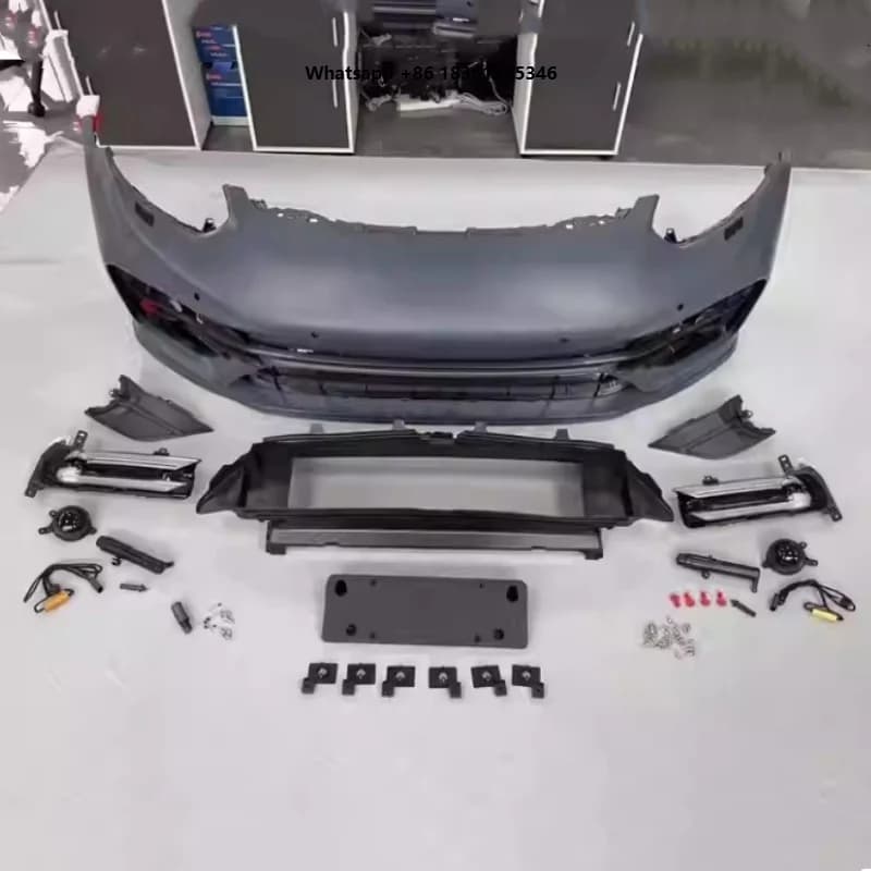 Car body accessories Car Front Bumper Grille Assembly for 14-16 Modified  PP Material Body Kit