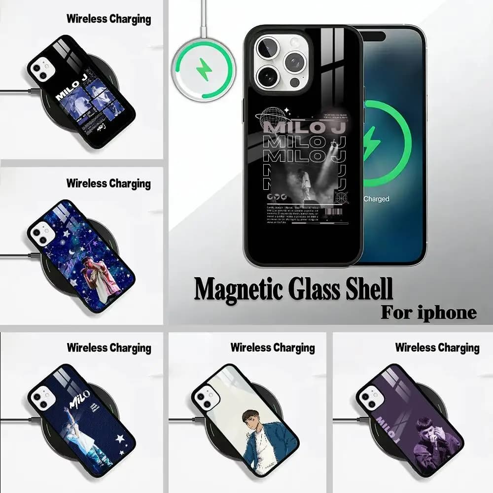 Top Gen Z artist Singer M-Milo Phone Case For IPhone17 16 15 14 13 12 11  Pro Max 16/15/14Plus Wireless Charger Cover Funda