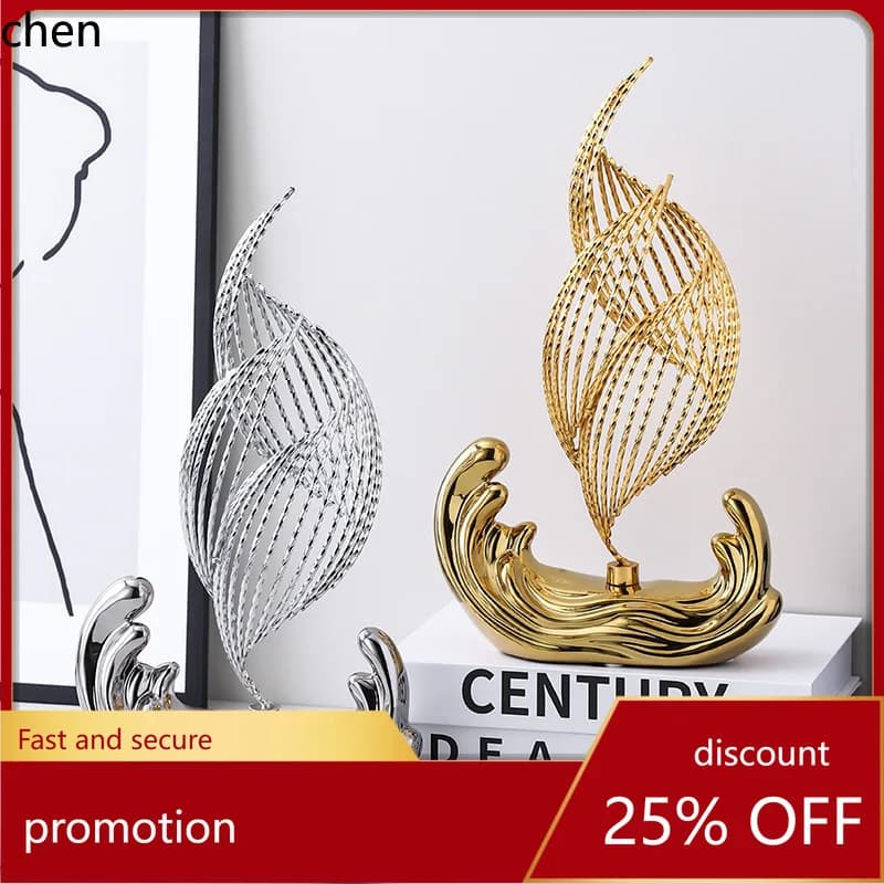 H1 modern style water and rising ornaments home entrance living room  decorations entrance gifts for moving into a new home