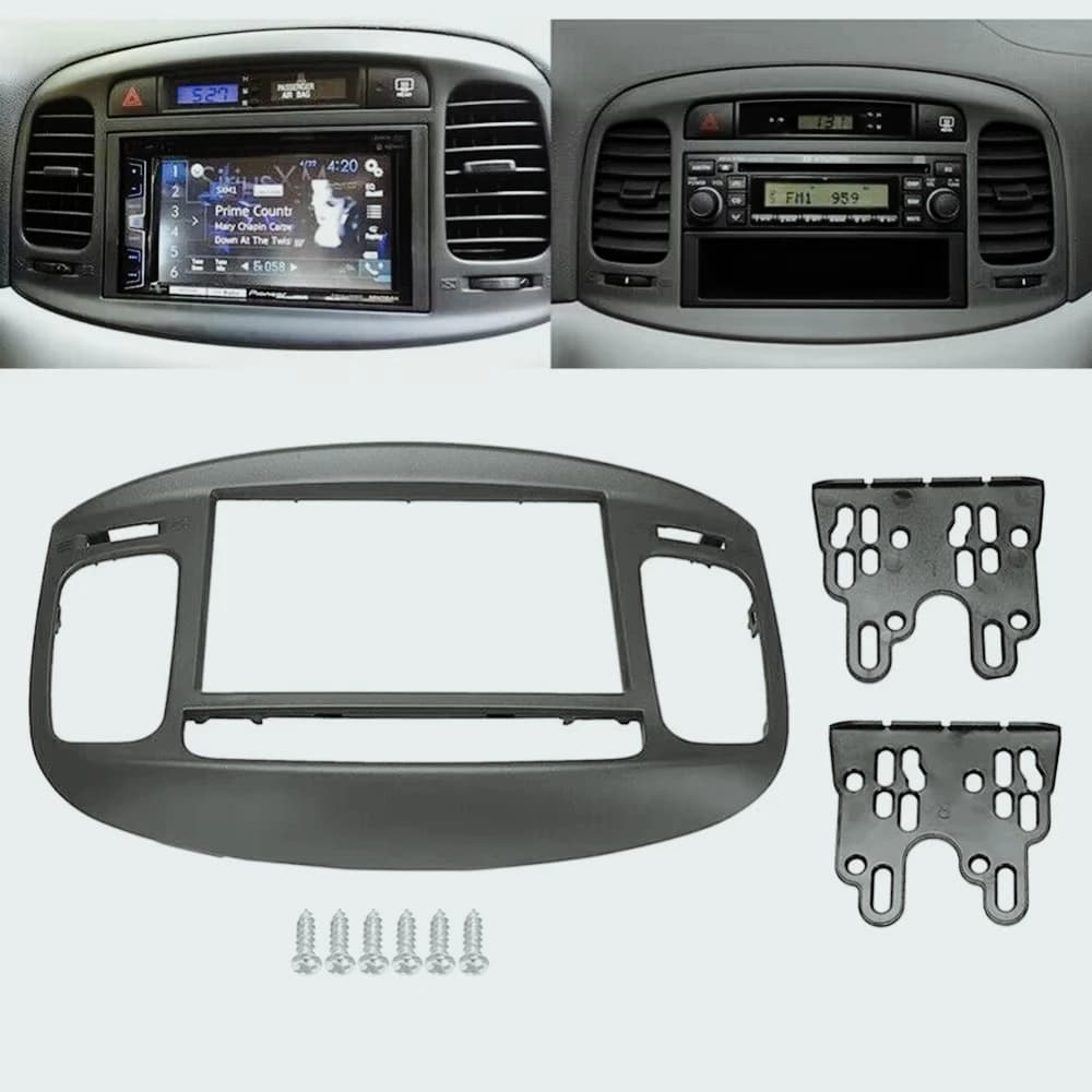 ZF-F Soporte  instalación estéreo  Panel  Radio para Hyundai Accent, molo  aire acondicionado automático, adaptador