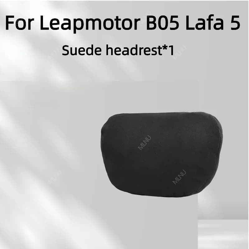 Neck Support Pillow For Leapmotor B05 Lafa 5 Accessories,Suede,Ergonomic,High-Rebound,Shock-Absorbing,Compact,UV-Resistant