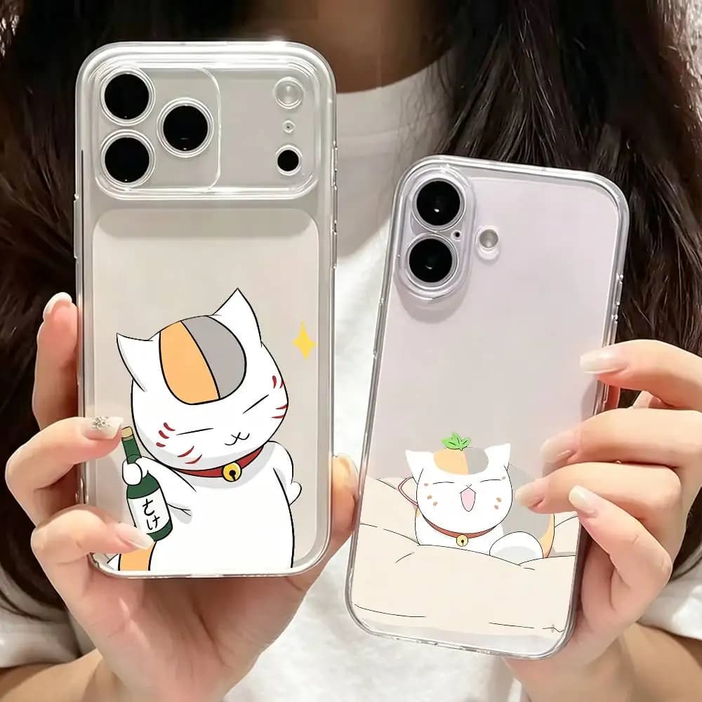 Anime N-Natsume Yuujinchou  Phone Case For iPhone 17 16 15 14 13 12 11 Mini Pro Max Plus Transparent Cover
