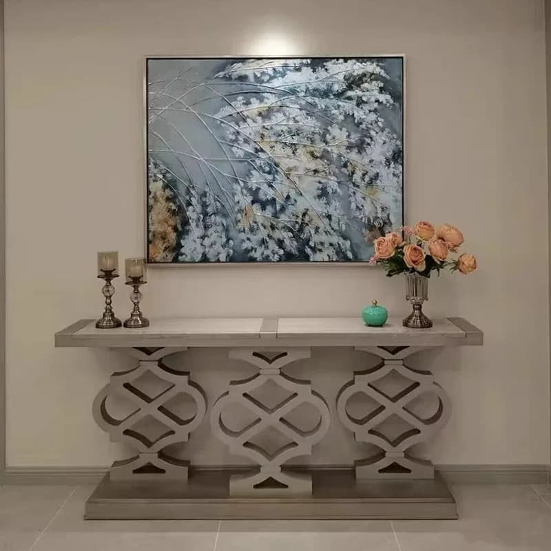 Modern Premium Console Table Exquisite Creative Italian Design Entryways Table Trendy Premium Scrivania Living Room Furniture