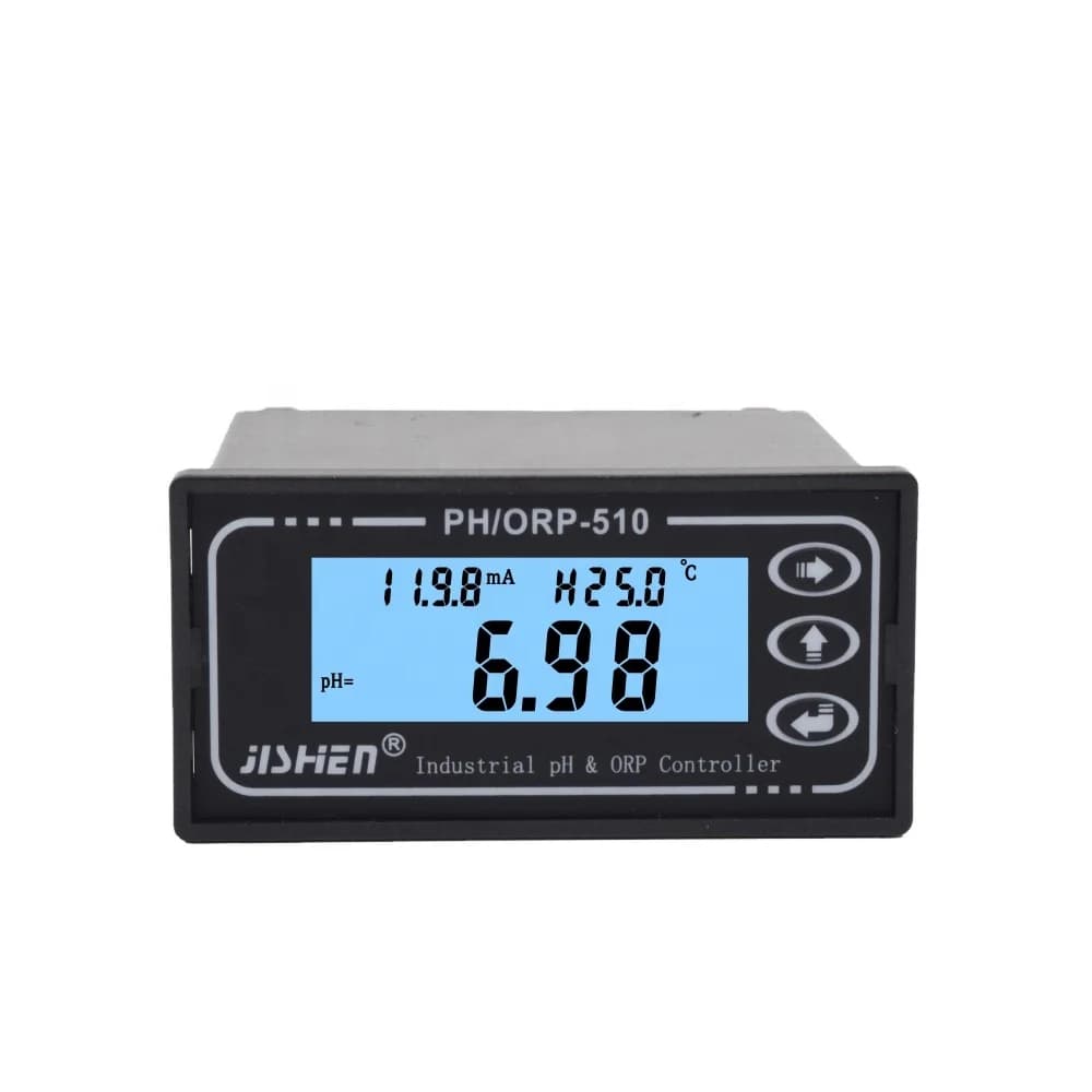 Cost-Effective High Accuracy 0.1pH Digital pH Controller 0-14pH Range 4-20mA/RS485 Output Jishen Brand 1 Year Warranty OEM