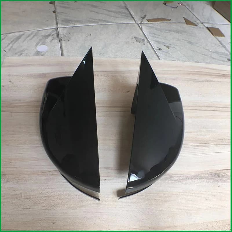 Car Styling For Nissan Pulsar 2014-2017 Rearview Mirror Cover With Horn Decoration Trim Auto Parts Accessories