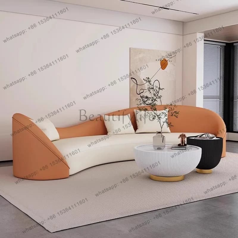 Nordic Office Simple Sofa Set Modern Living Room Coffee Table Combo For Business Lounge Leather Couch Funiture Kanepe Room