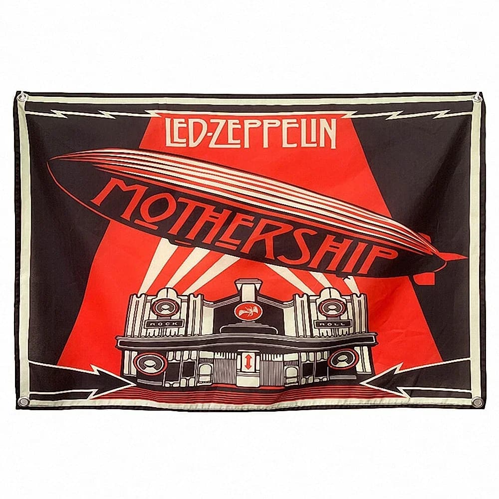 Rock and Roll Band Singer Music Posters High Quality Print Art Canvas Banner Four-hole Flag Background Wall Hanging Home Decor j