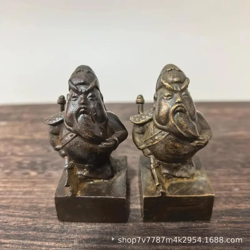 Brass Craft Guan Gong Seal for Home Living Room Decorative Ornament