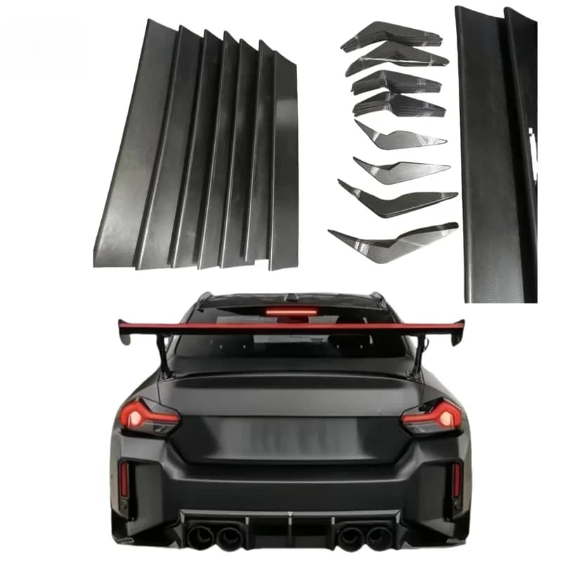 Suitable for G87  M2 Modified Max Carbon Fiber Tail, GT Peorated Tail, Fixed Wing
