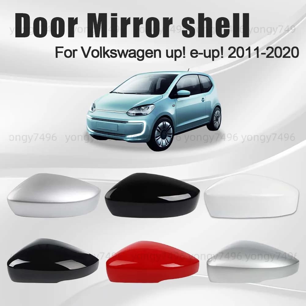 Protective Cover Door Mirror Shell For Volkswagen up! e-up! 2011-2020 Silver Red Black White Car Rearview Accessories Replace