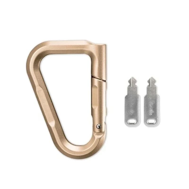 Aviation aluminum mountaineering buckle quick hanging spring buckle