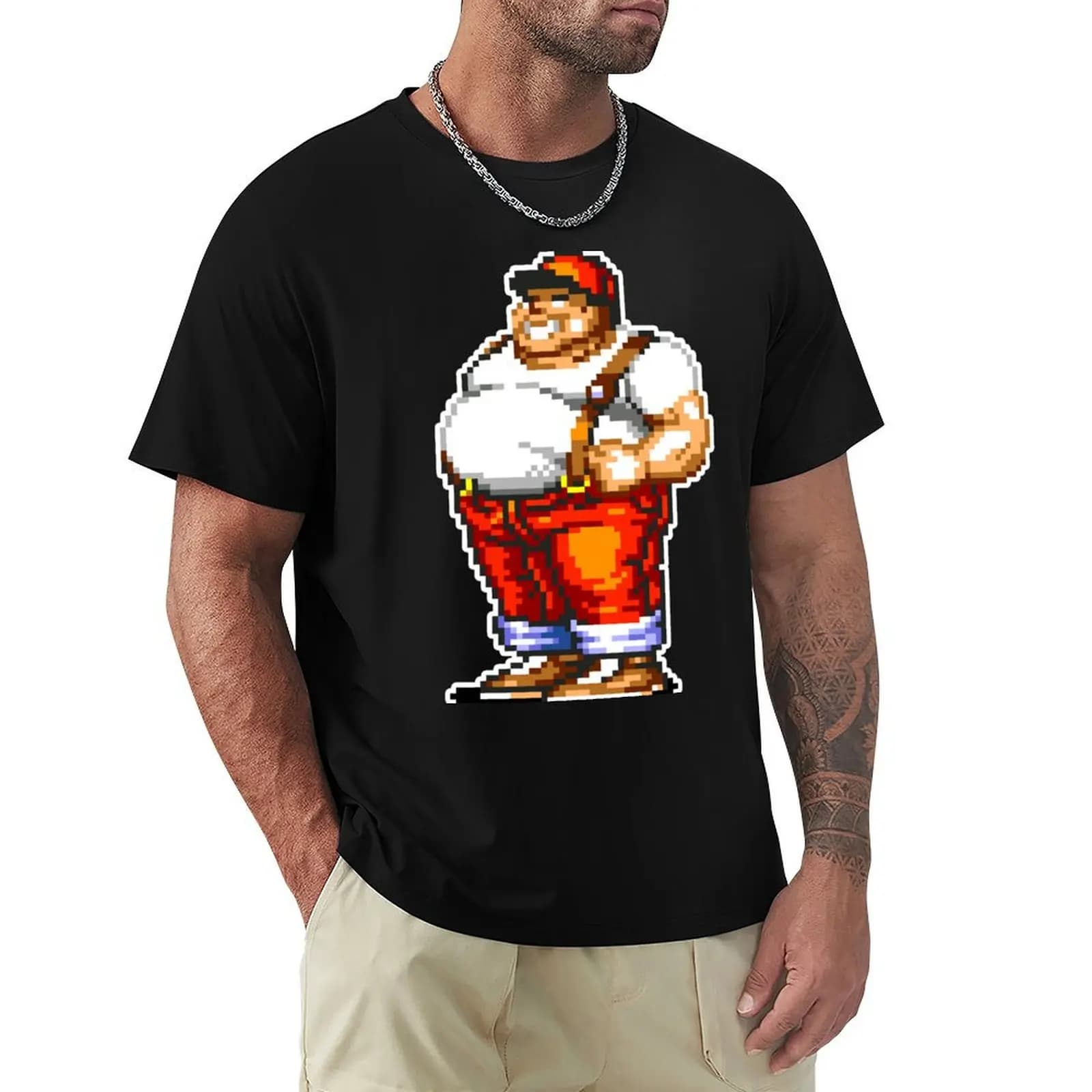 Streets of Rage 2 - Big Ben T-Shirt Classic Print Short Sleeve Shirt